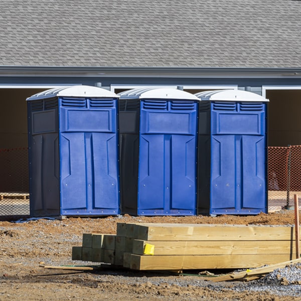 what is the maximum capacity for a single portable restroom in Westbrook